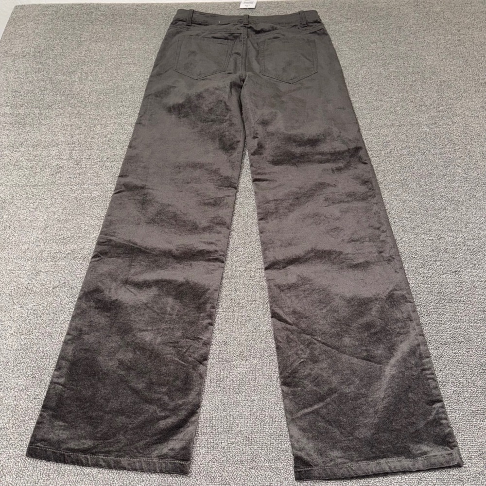 J.‎ Jill Brown Velvet Wide Leg Pants Size 2 Velour Pants Trousers Cottage Core